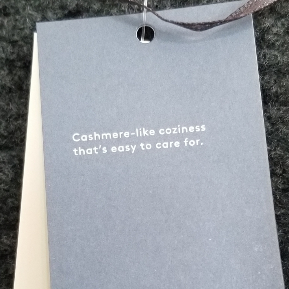 NWT Universal Thread Charcoal Gray Cashmere Like Sweater Open Cardigan Size M/L - Picture 7 of 9